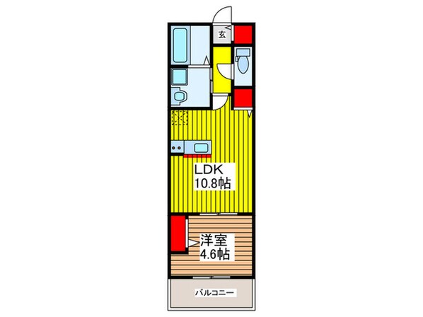 チェルアムールの物件間取画像